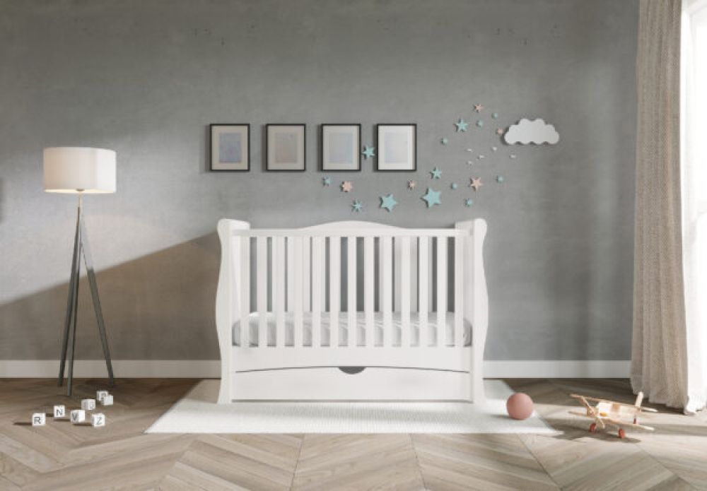 VICULII Gilbert Cot Bed "White"